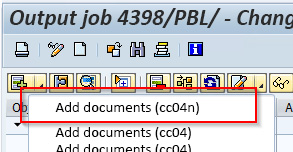 Ajout de documents via CV04N